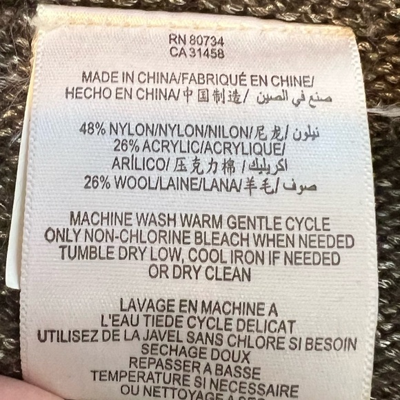 Long oversized Grandpa Cardigan Sweater BGBG generation Small But Fits BIG - Picture 6 of 6